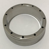 Cool & Knurl Steel Cock Ring - - Cock Rings